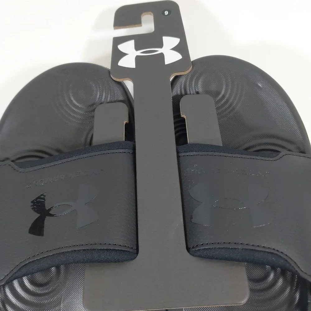 Under‎ Armour Men's UA Ignite Select Slides - Black / Black- Size 9 *NEW w/ Tag*
